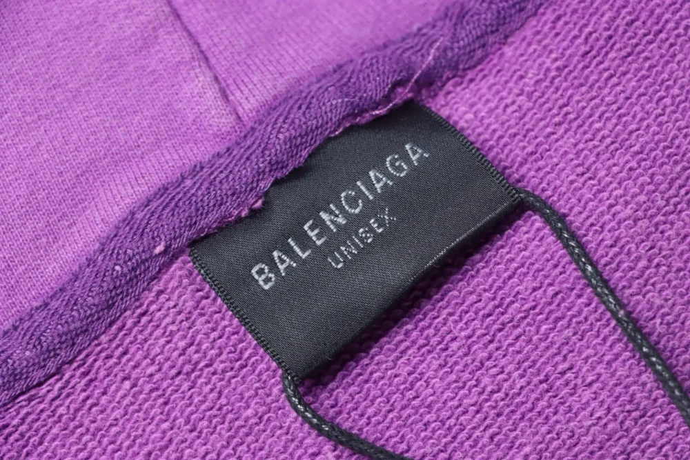 Balenciaga Klassischer Kapuzenpullover mit Cola-Print – Bild 8
