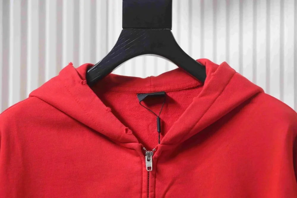 Balenciaga Strickjacke mit Kapuze und Reißverschluss – Bild 3