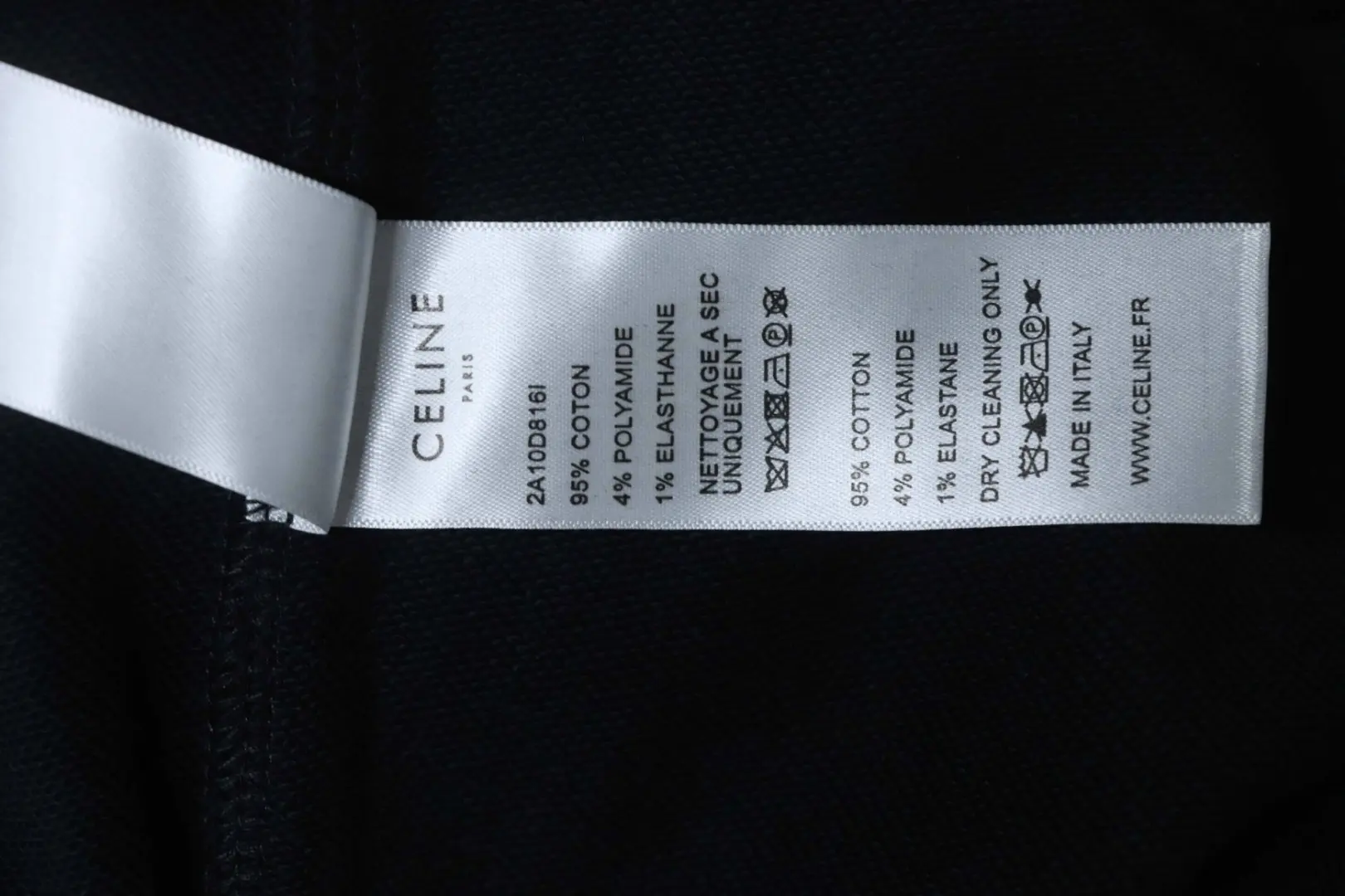 Celine Gothic-Kapuzenjacke mit aufgesticktem Reißverschluss – Bild 10