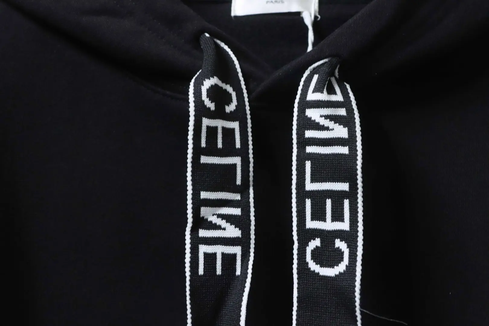 Celine-Logo-Sweatshirt mit Webband und Kapuze – Bild 7