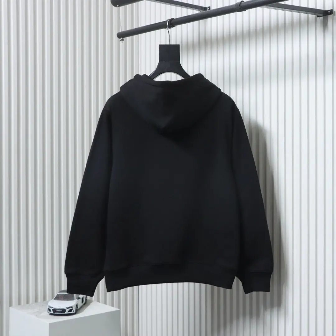 Celine-Logo-Sweatshirt mit Webband und Kapuze – Bild 2