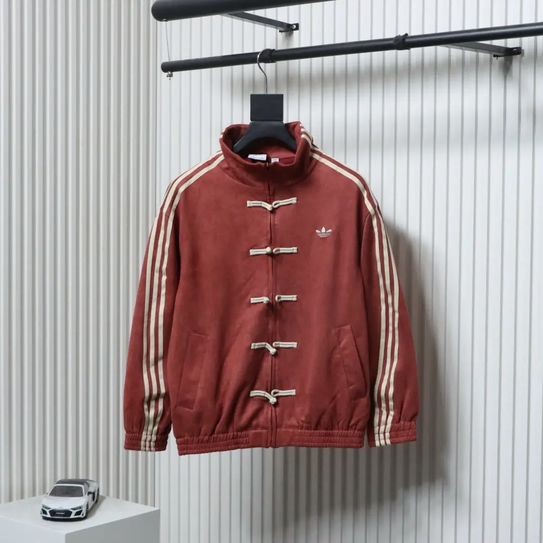 Clover Neue chinesische Wildleder-Tang-Anzugjacke