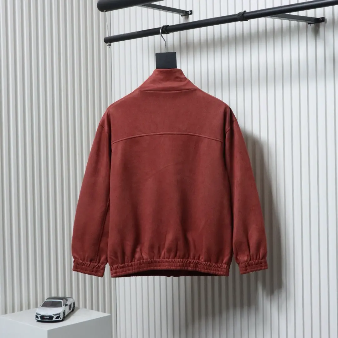 Clover Neue chinesische Wildleder-Tang-Anzugjacke – Bild 2