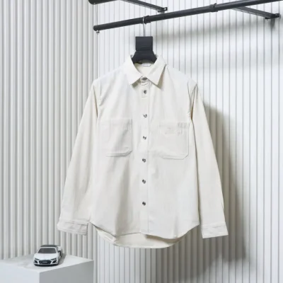 Cordjacke weiß