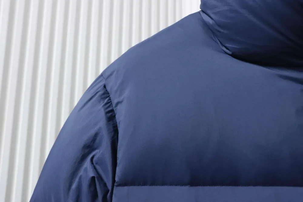Daunenjacke mit großem Karomuster und Stehkragen XXL – Bild 7