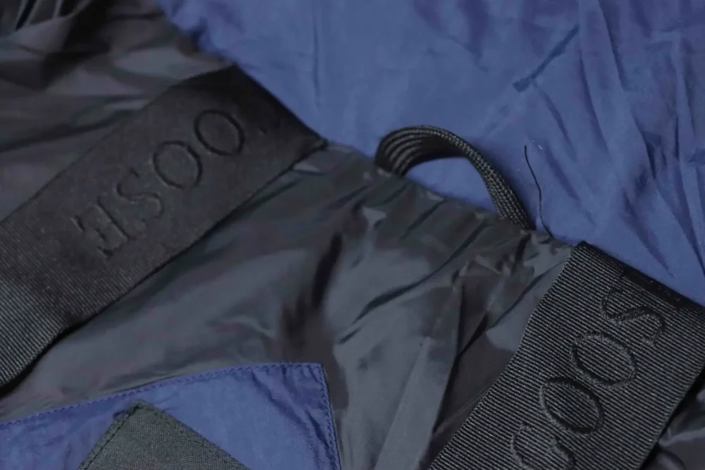 Daunenjacke mit großem Karomuster und Stehkragen XXL – Bild 5