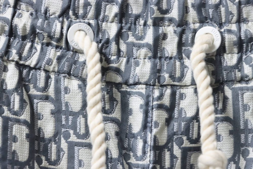 Gewebte Hose mit Allover-Jacquard-Print und seitlichem Webband – Bild 5