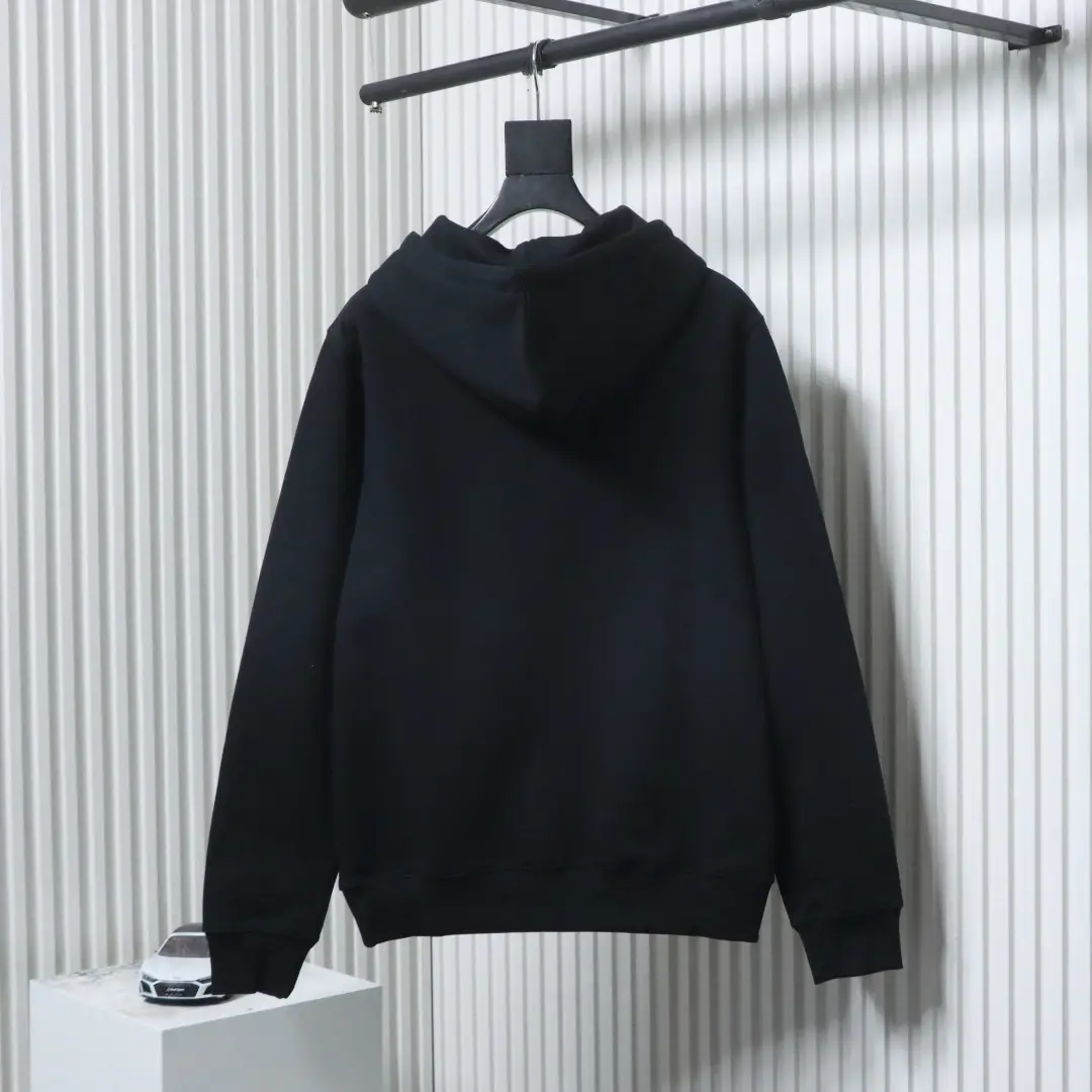 Hoodie mit Farbverlauf und Blumenmuster – Bild 2