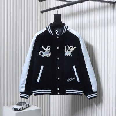 Jacke aus Perlensamt