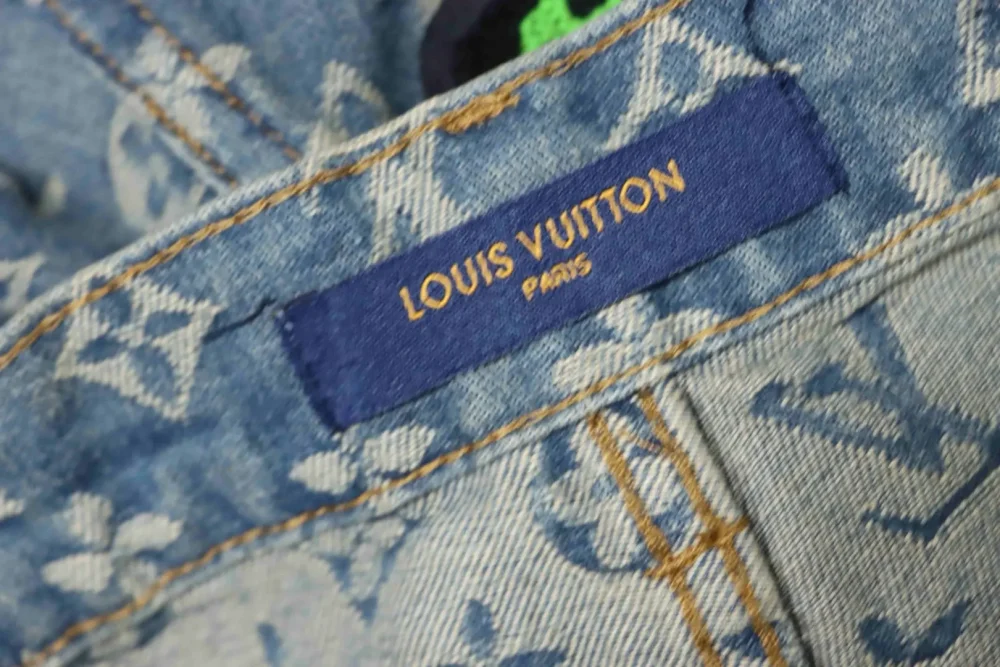 Jeans mit Graffiti-Farbverlaufsstickerei XXL – Bild 8