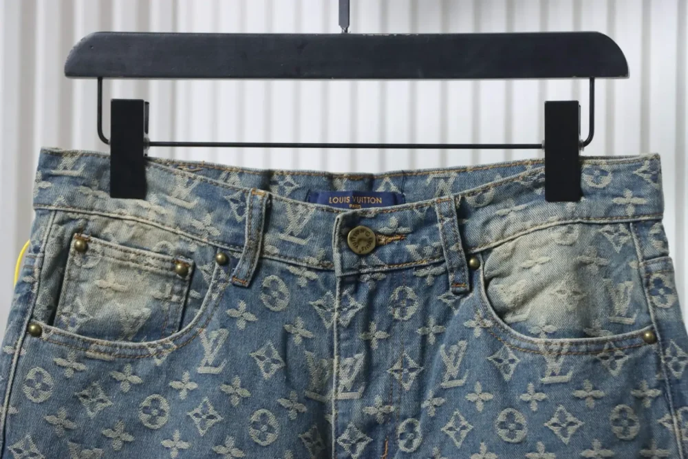 Jeans mit Graffiti-Farbverlaufsstickerei XXL – Bild 3