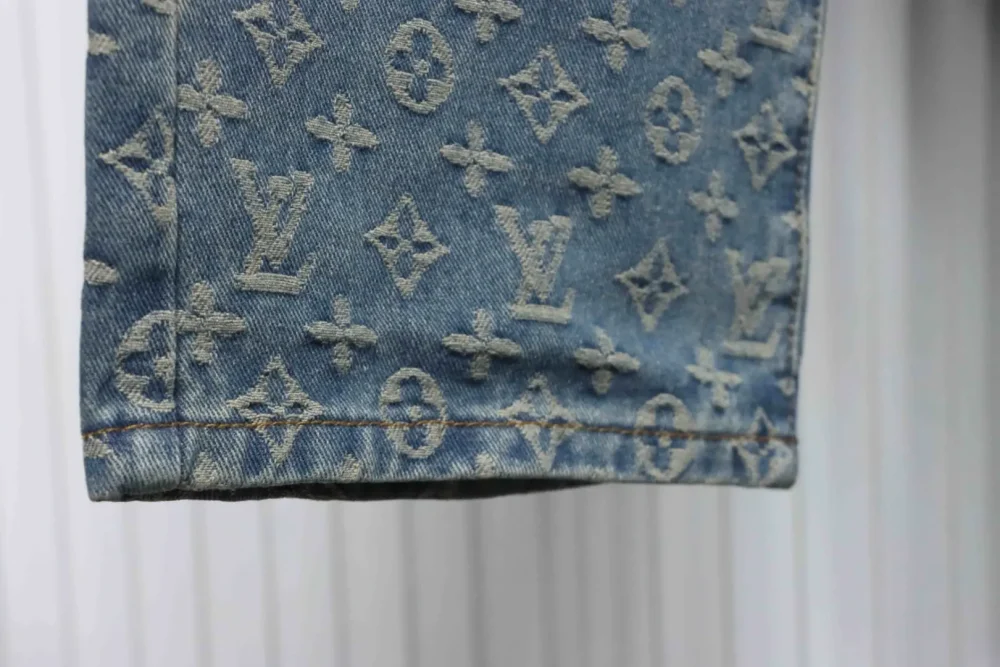 Jeans mit Graffiti-Farbverlaufsstickerei XXL – Bild 5