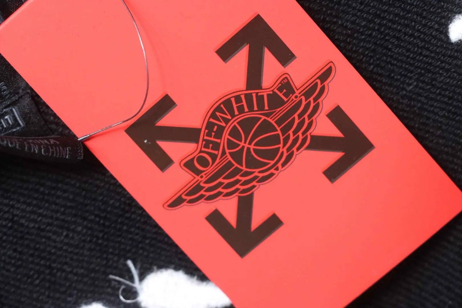 Jordan OW Co-Branding-Kapuzenpullover mit großem LOGO-Stickerei XXXL – Bild 6