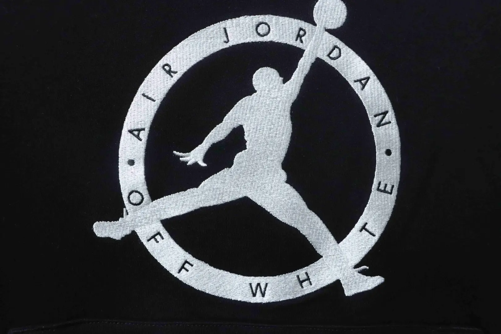 Jordan OW Co-Branding-Kapuzenpullover mit großem LOGO-Stickerei XXXL – Bild 5