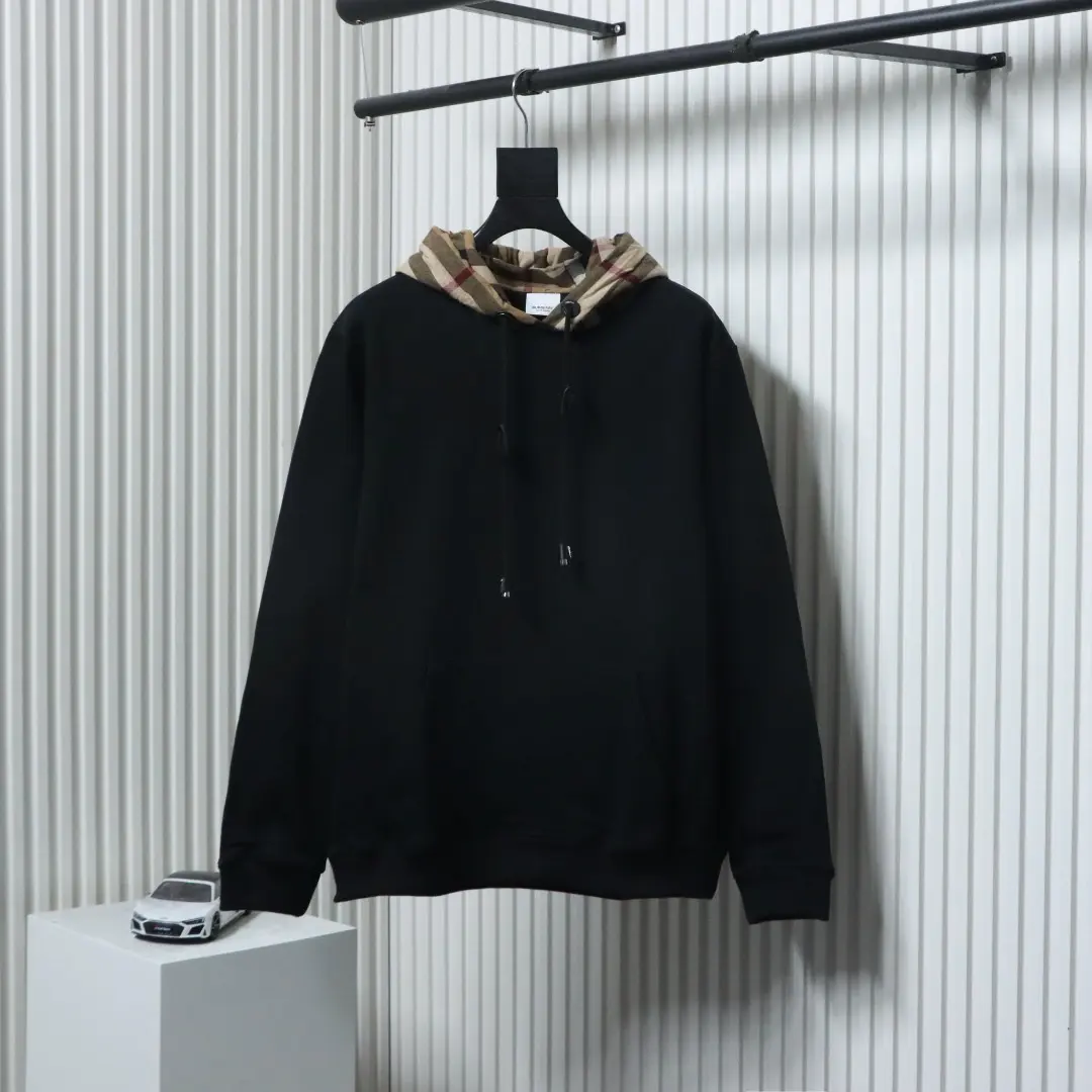 Kariertes Kapuzensweatshirt – Bild 3