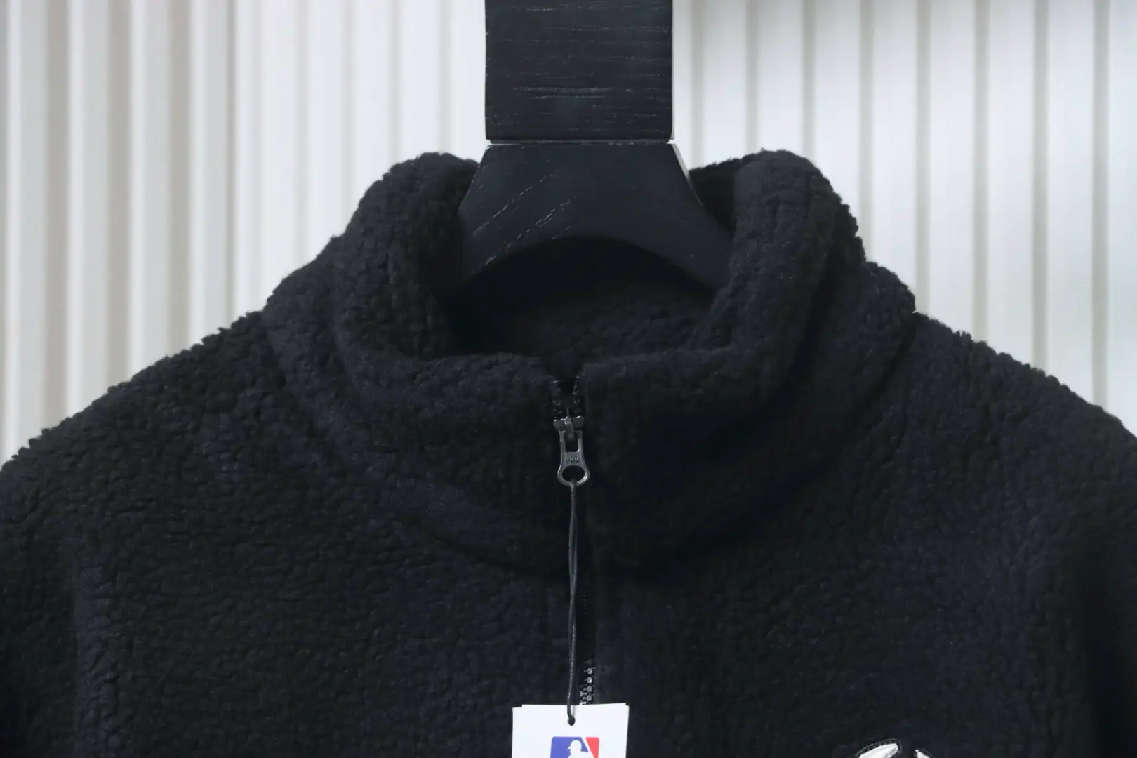 Klassische MLB-Lammwolljacke mit gesticktem Logo XXL – Bild 3