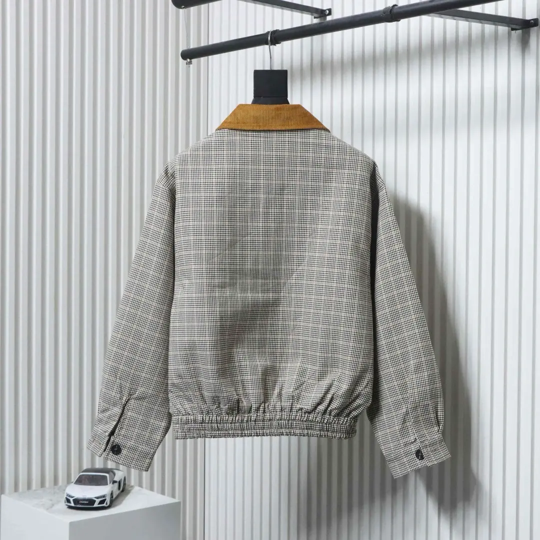 Karojacke mit Cordkragen – Bild 2