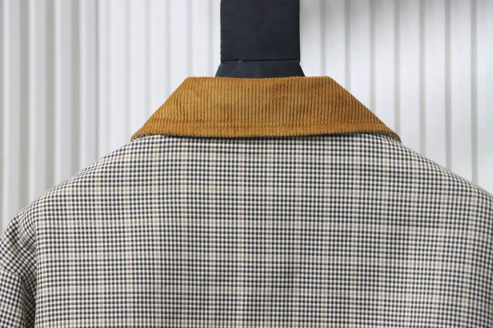 Karojacke mit Cordkragen – Bild 4