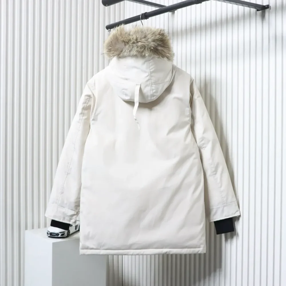 Mittellange Daunenjacke im Business-Stil XXL – Bild 2