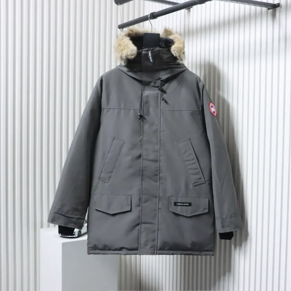 Mittellange Daunenjacke im Business-Stil XXL – Bild 13