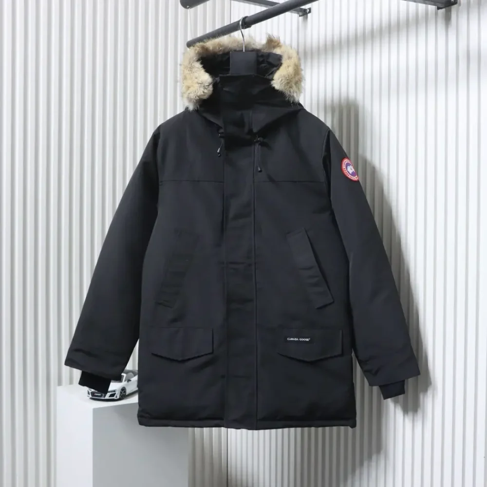 Mittellange Daunenjacke im Business-Stil XXL – Bild 15