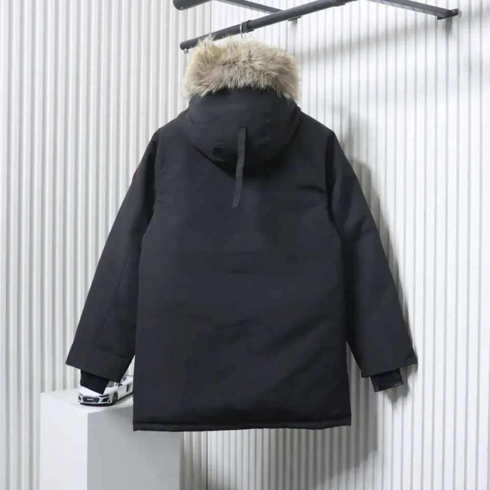 Mittellange Daunenjacke im Business-Stil XXL – Bild 16