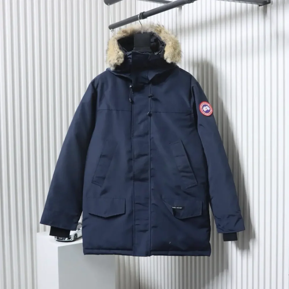 Mittellange Daunenjacke im Business-Stil XXL – Bild 17