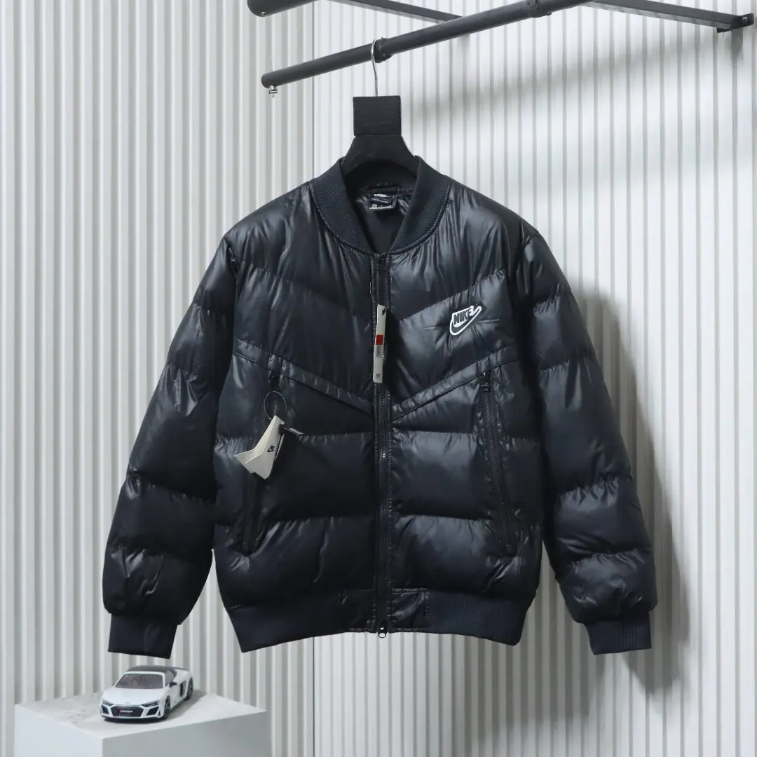 Nike Classic Silicone Hook Sportswear Down Fill Windrunner Stehkragen Fliegerjacke Daunenwattierte Jacke Jacke