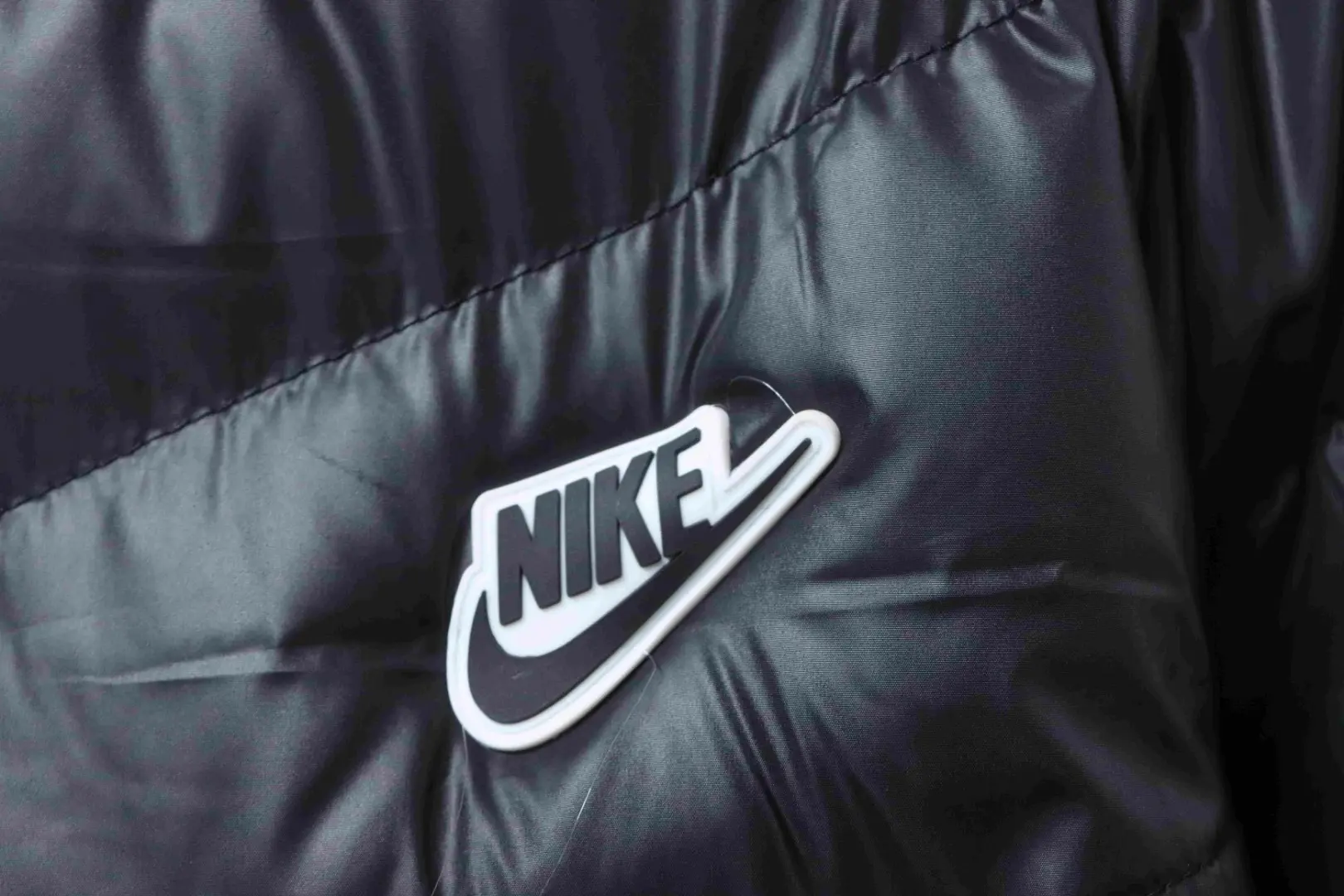 Nike Classic Silicone Hook Sportswear Down Fill Windrunner Stehkragen Fliegerjacke Daunenwattierte Jacke Jacke XXL – Bild 5