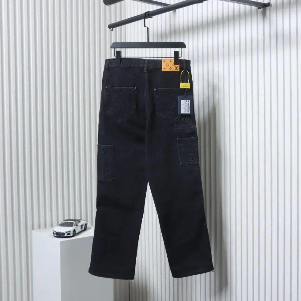 Overalls aus Jeans mit Prägung XXL – Bild 13