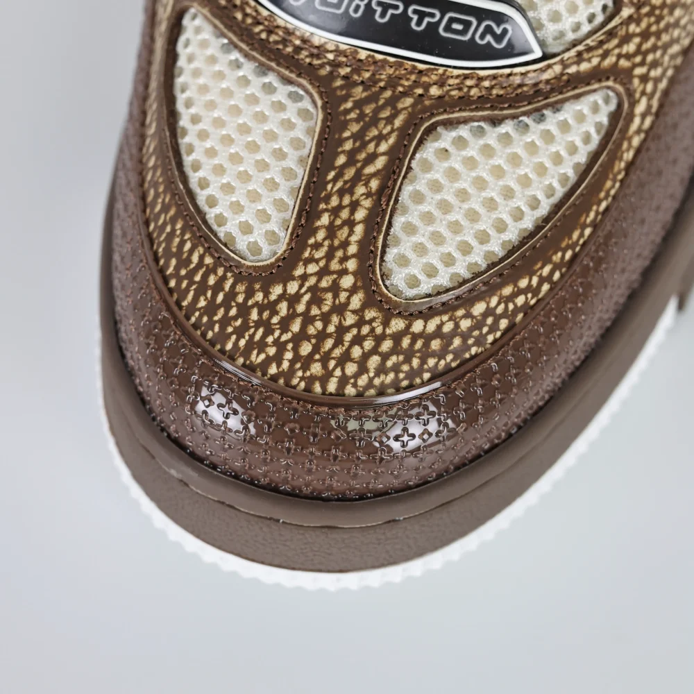 Skate Low Trainers Braune Top-Sneaker – Bild 10