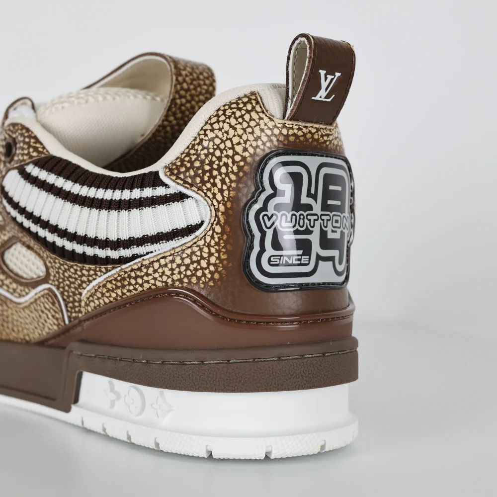 Skate Low Trainers Braune Top-Sneaker – Bild 11