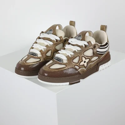 Skate Low Trainers Braune Top-Sneaker
