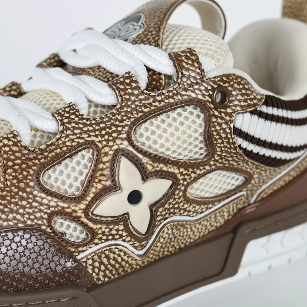 Skate Low Trainers Braune Top-Sneaker – Bild 9