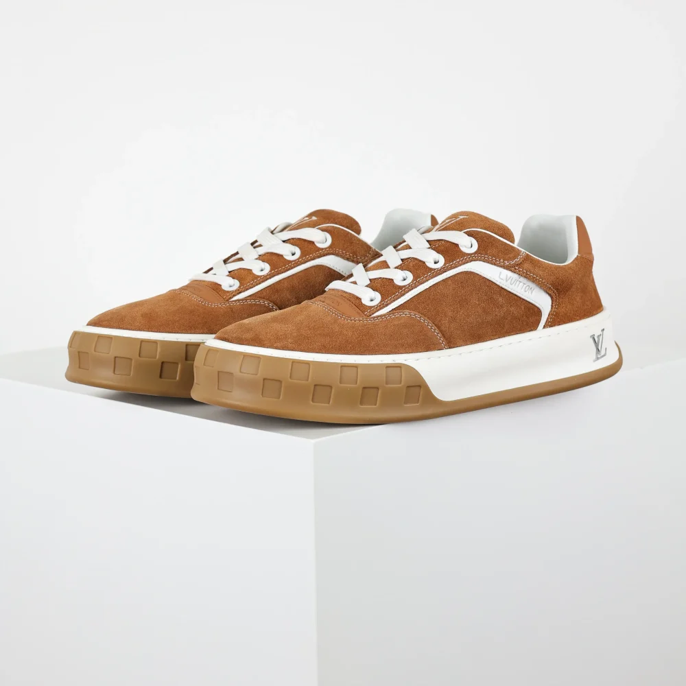 Skate-Sneaker 2025 Low-Top Braun – Bild 3