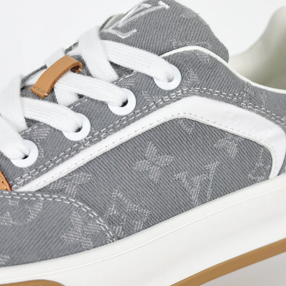 Skate-Sneaker 2025 Low-Top Grau Monochrom – Bild 11