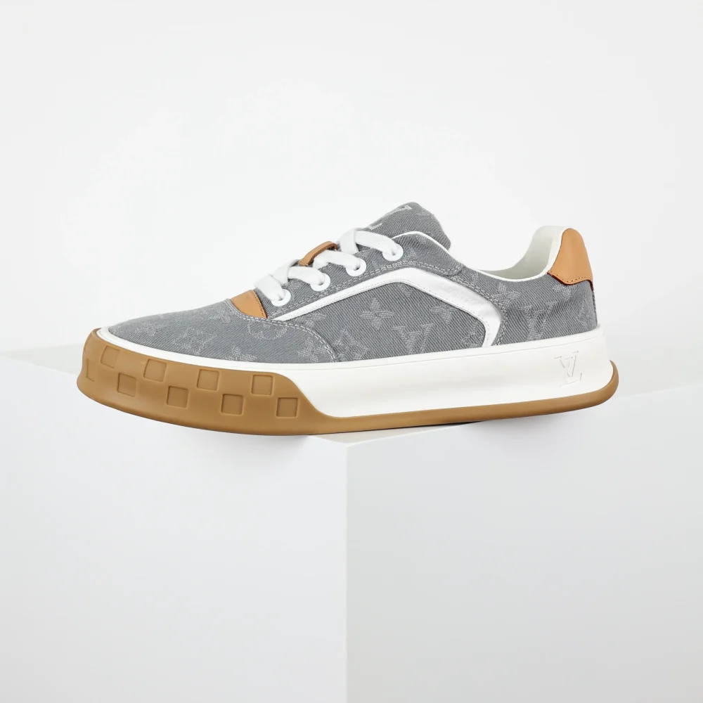 Skate-Sneaker 2025 Low-Top Grau Monochrom – Bild 5