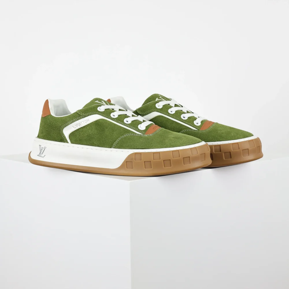 Skate-Sneaker 2025 Low-Top Grün – Bild 2
