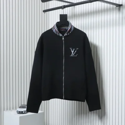 Strickjacke mit besticktem Logo