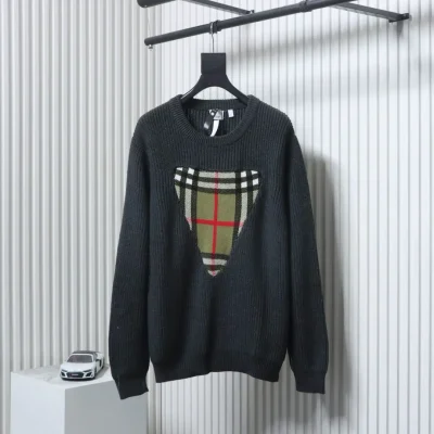 Strickpullover im Vintage-Farbblock-Design mit Logoeinlage