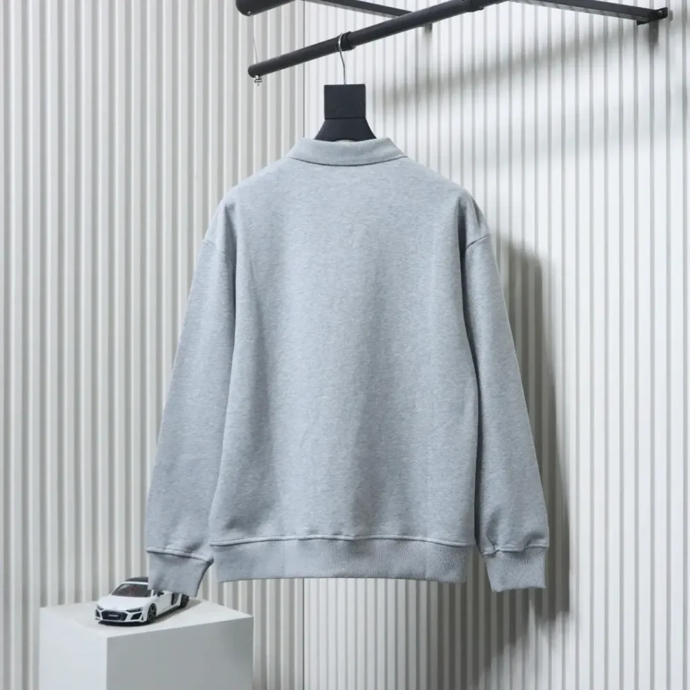 Sweatshirt mit Handtuch-Logo-Revers und Stickerei – Bild 2