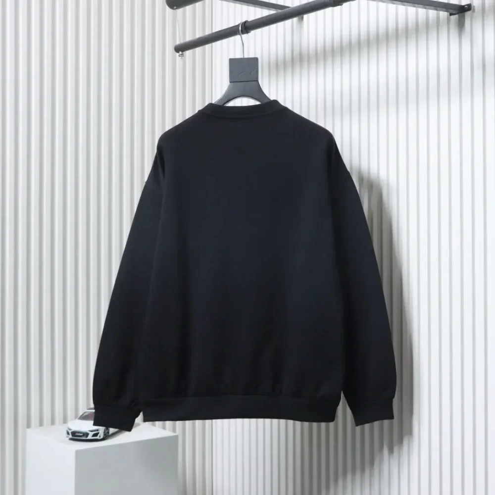 Sweatshirt mit Nylonbesatz, Jacquard-Frontpanel und Logo – Bild 2