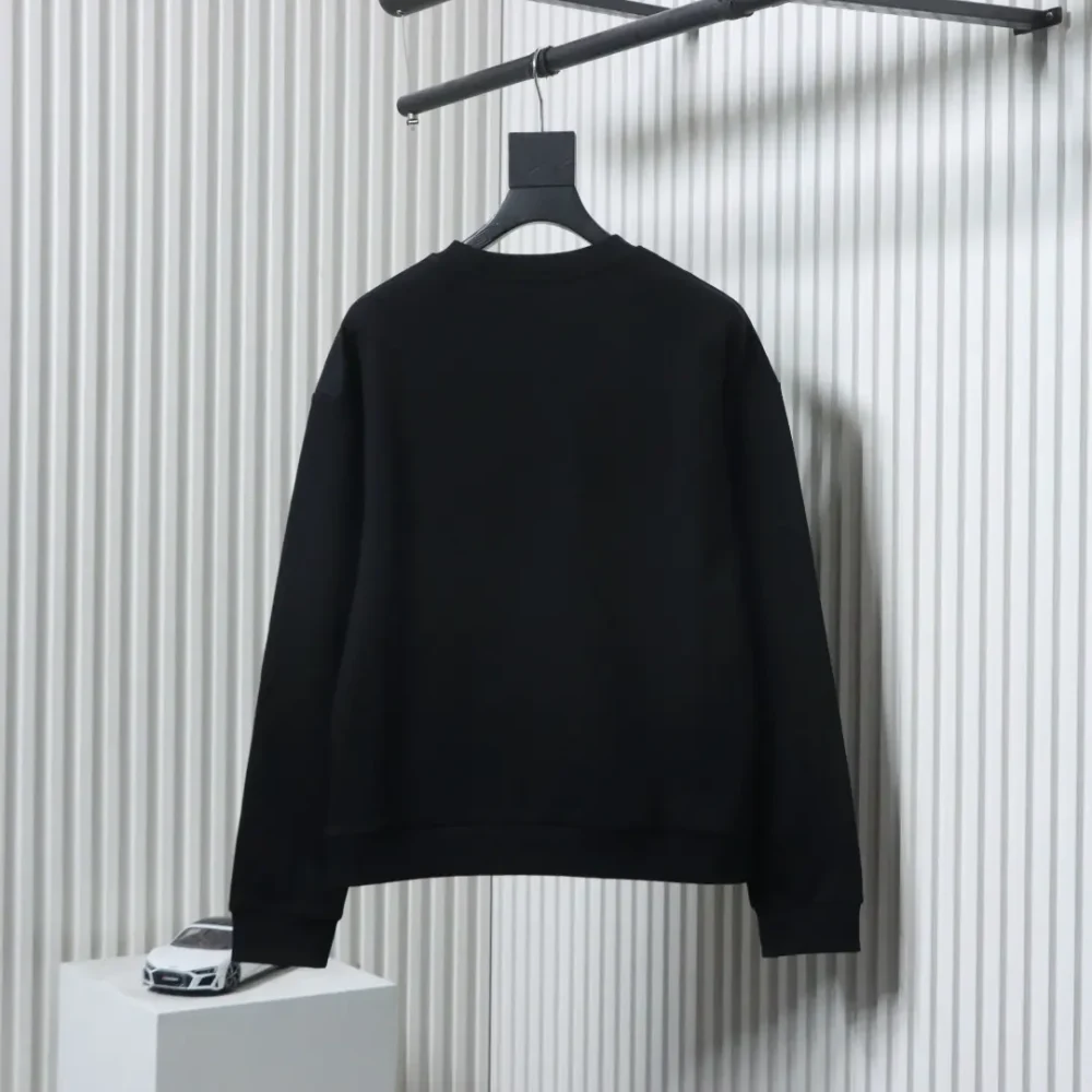Sweatshirt mit Rundhalsausschnitt und Logostickerei von Celine – Bild 2