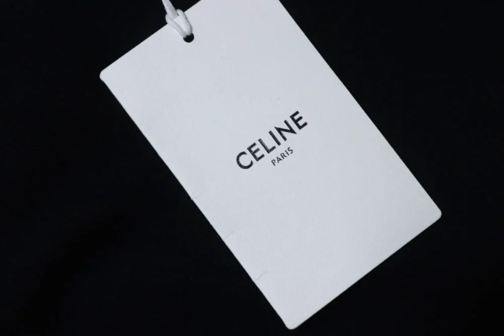 Sweatshirt mit Rundhalsausschnitt und Logostickerei von Celine – Bild 8