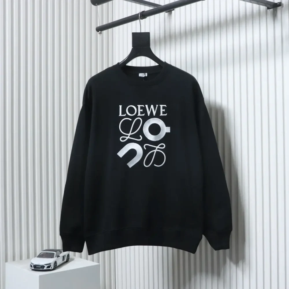 Sweatshirt mit aufgesticktem Buchstabenlogo von L.0ewe & On