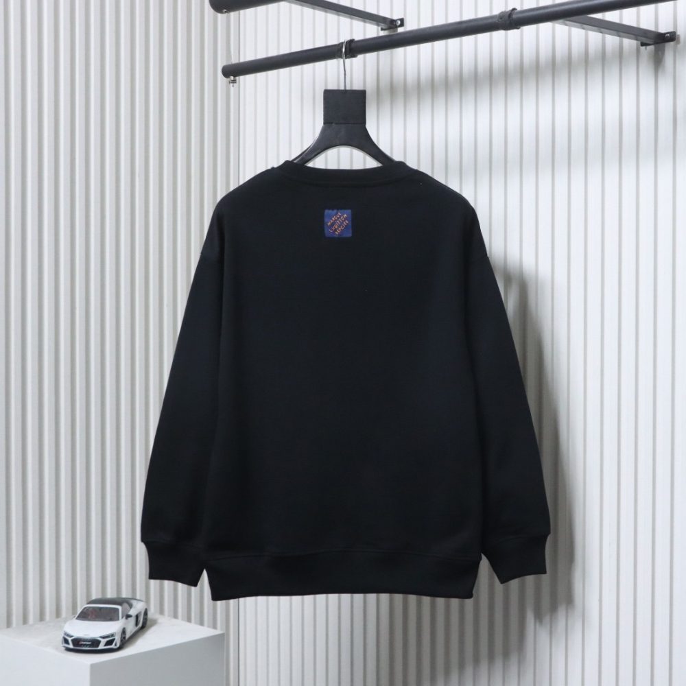 Sweatshirt mit aufgesticktem Signatur-Logo – Bild 2
