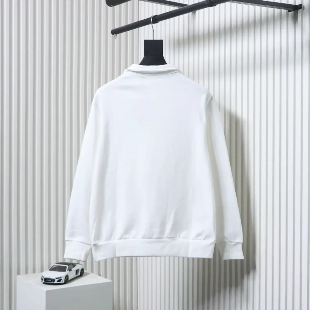 Sweatshirt mit halbem Reißverschluss und Pony-Logo – Bild 13
