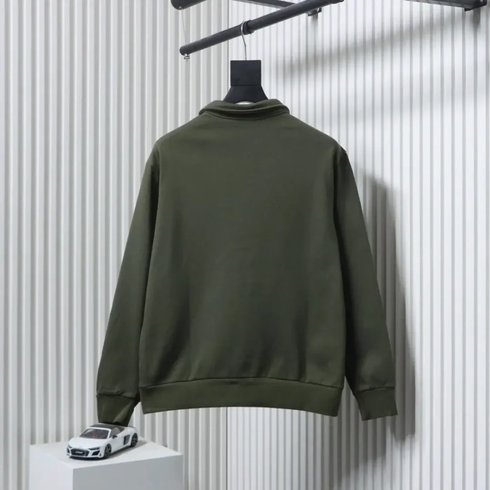 Sweatshirt mit halbem Reißverschluss und Pony-Logo – Bild 2