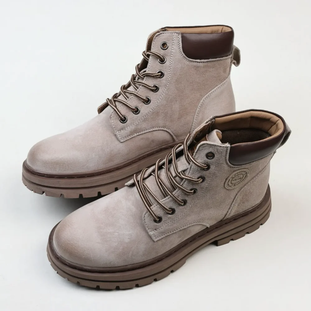 Timberland Outdoor High Top Freizeitstiefel gelb grau – Bild 7