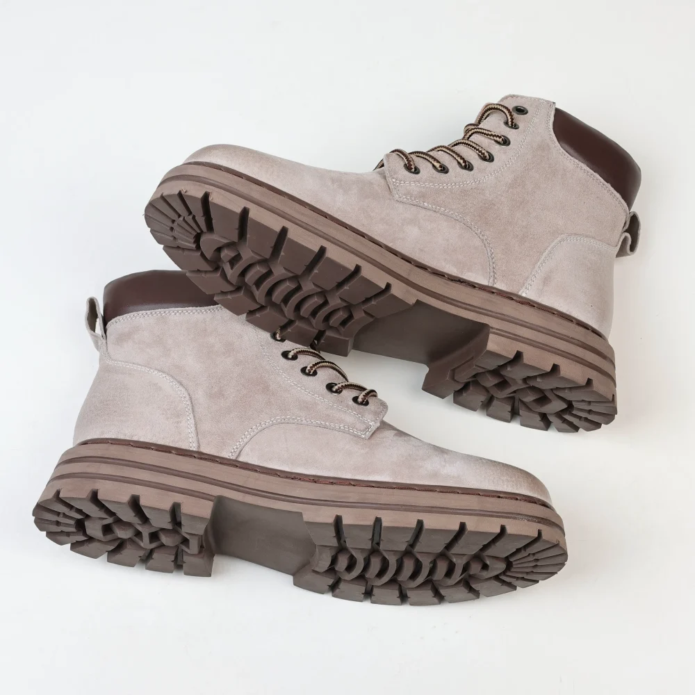 Timberland Outdoor High Top Freizeitstiefel gelb grau – Bild 8